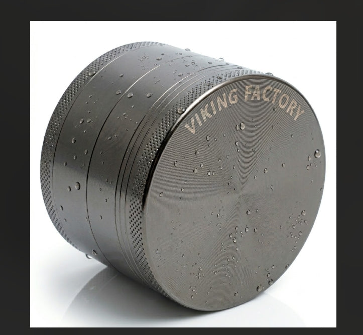2.5" Premium Zinc Alloy 4-Layer Grinder – Large Capacity Metal Grinder with Pollen Catcher