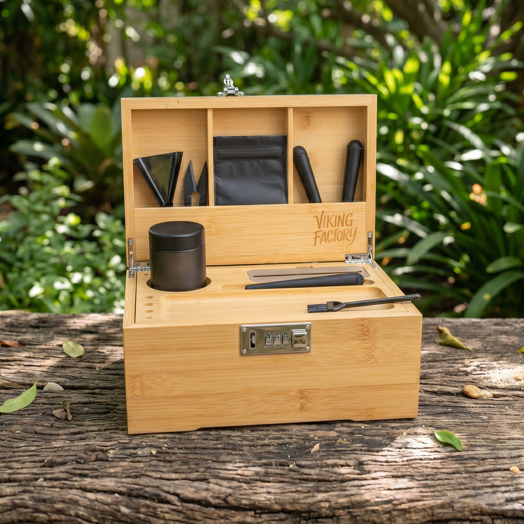 Bamboo Stash Box Gift Set
