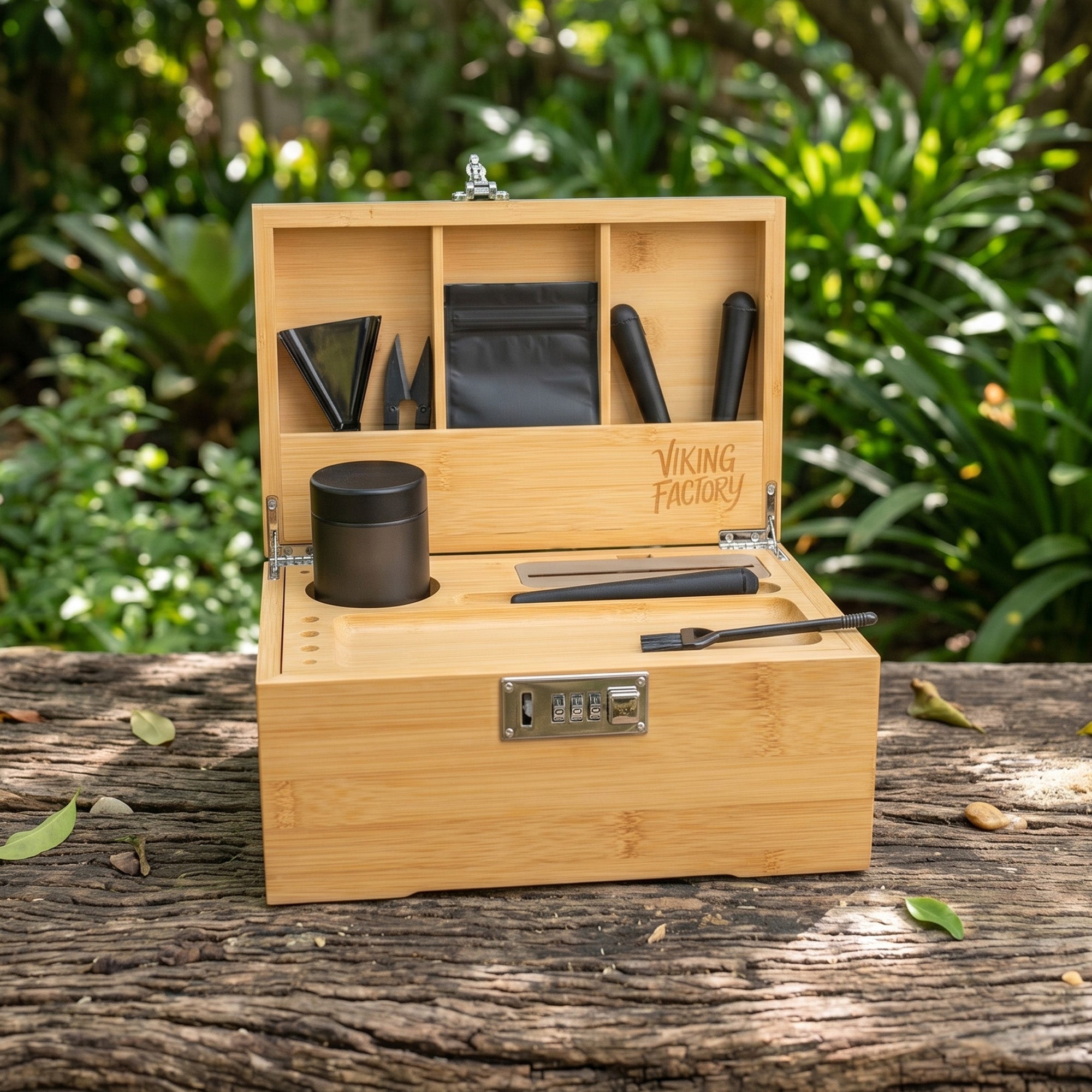 Bamboo Stash Box Gift Set